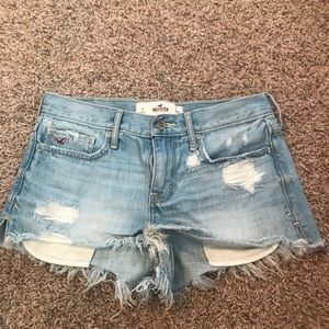 size 3 hollister jean shorts